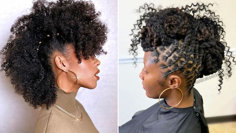 Defined Curl Mohawk