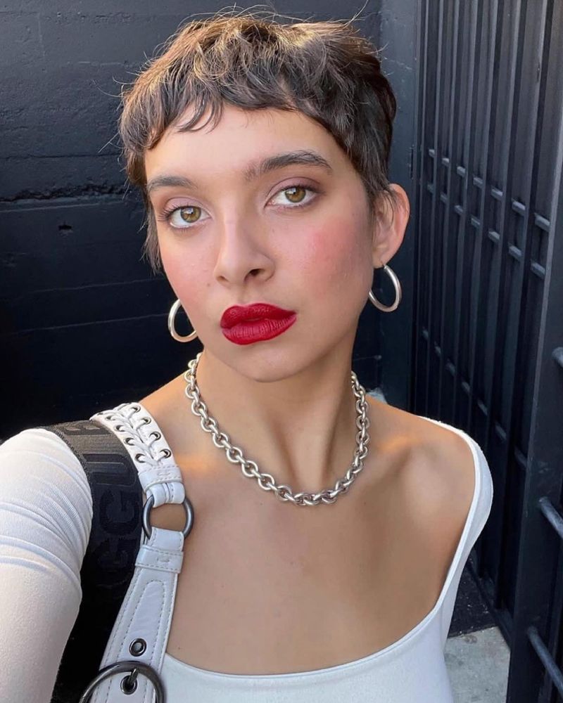 Choppy Pixie with Micro-Bangs