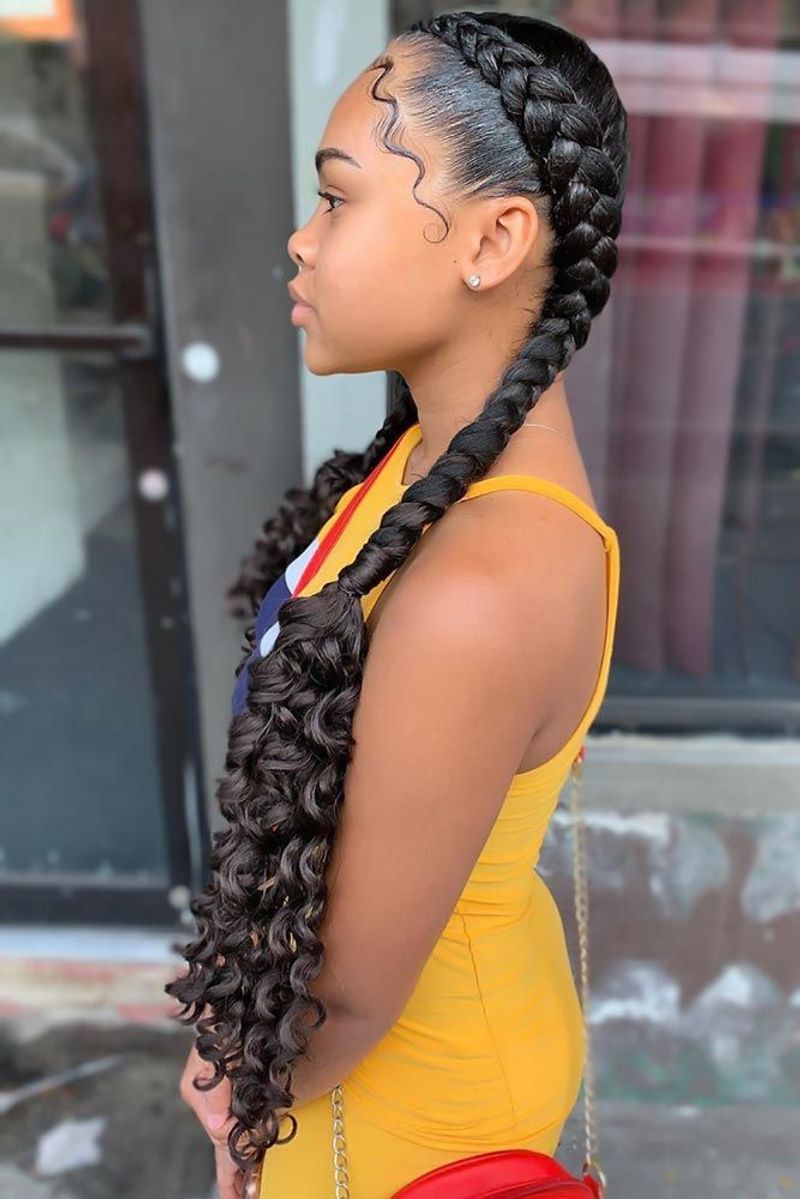 Jumbo Feed-In Goddess Braids