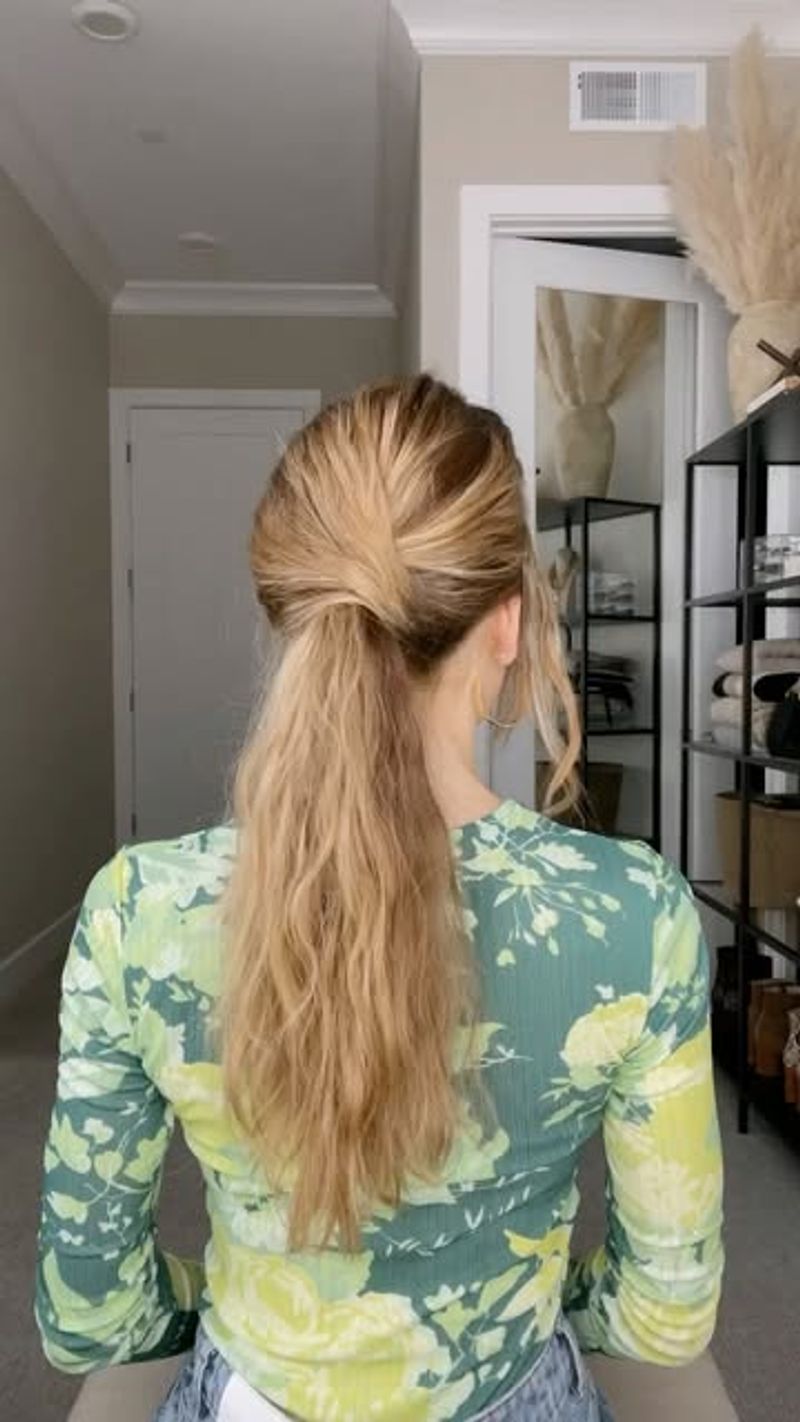 Flipped Ponytail