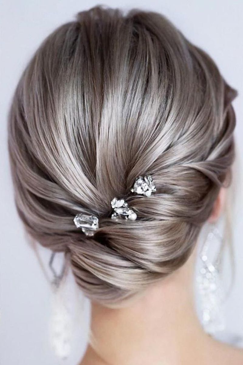 Steel and Silver Twisted Updo