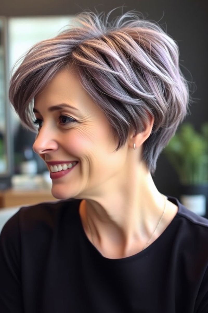 Voluminous Silver Pixie