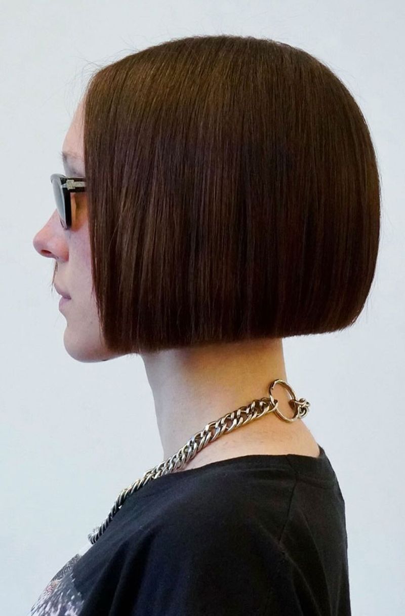 Classic Bob with Subtle Undercut