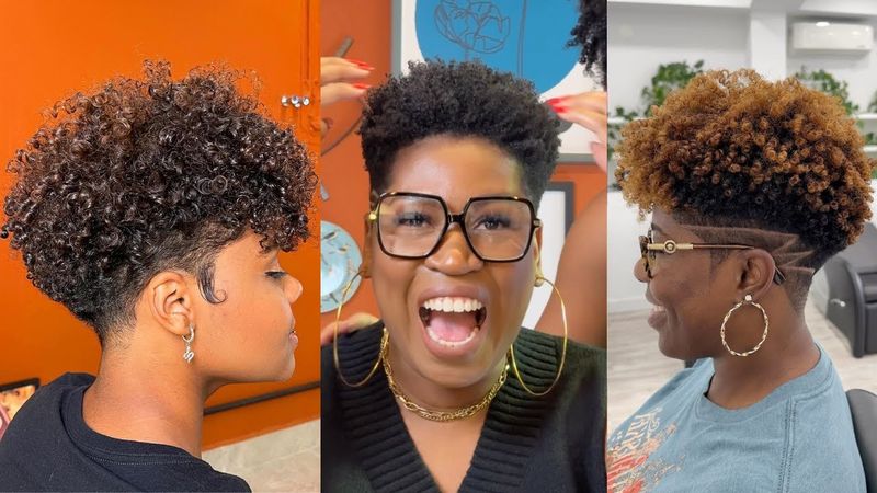 Tapered Natural Curls