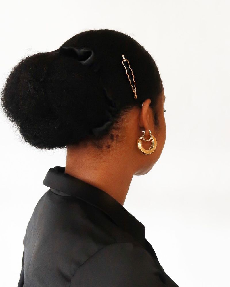 Chignon bas élégant