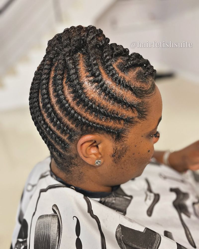 Twisted Updo with Accessories