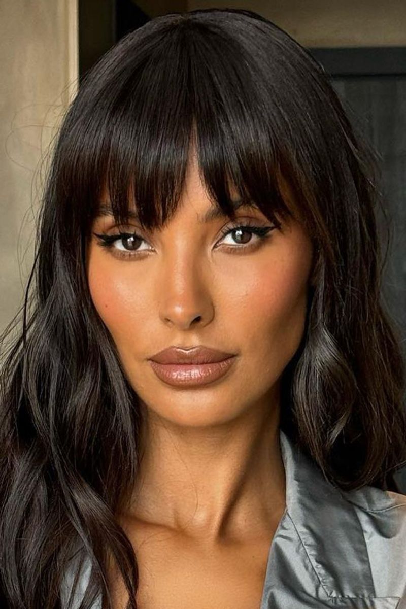Razor-Sharp Straight Bangs