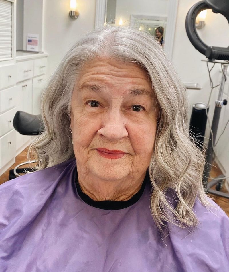 Beachy Silver Waves