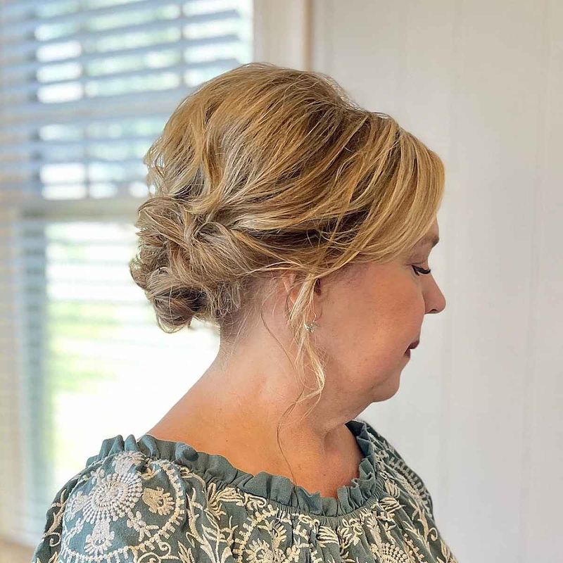 Elegant Updo with Soft Tendrils