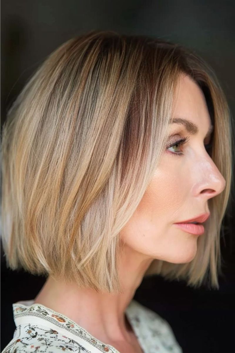 Chic Blunt Lob