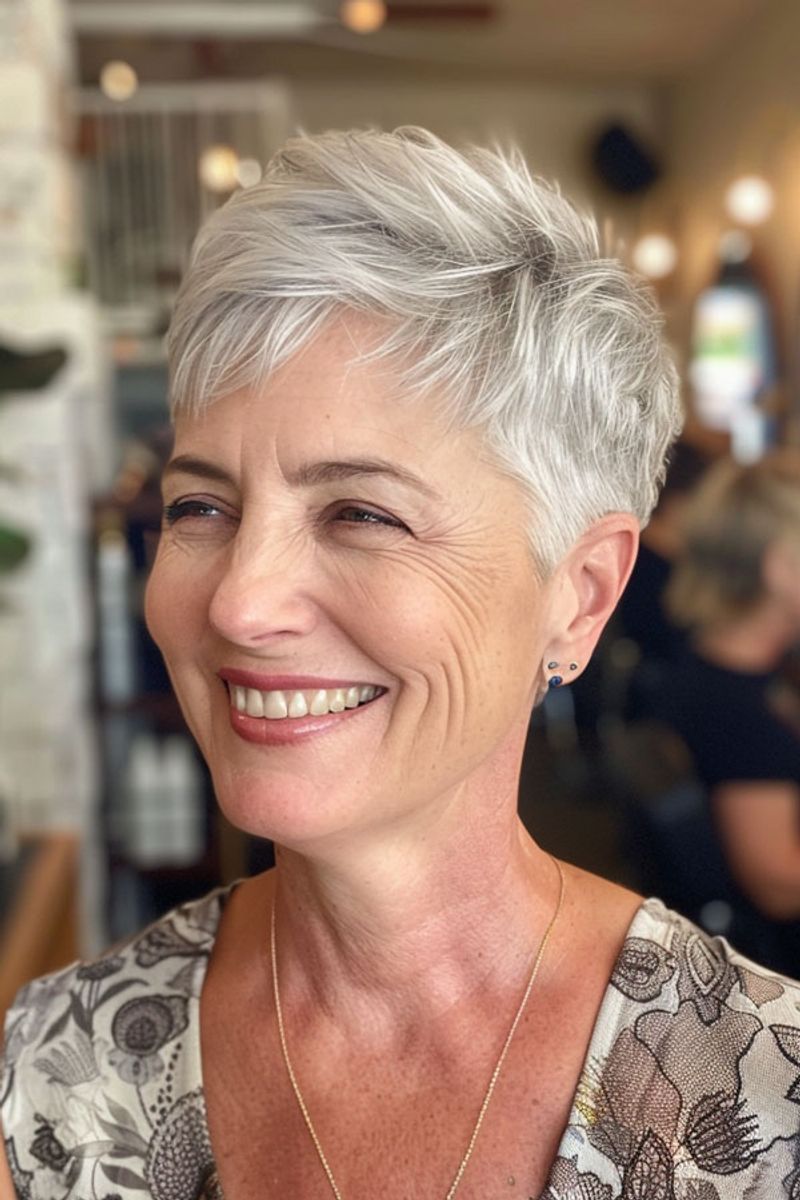 Pixie with Textured Crown
