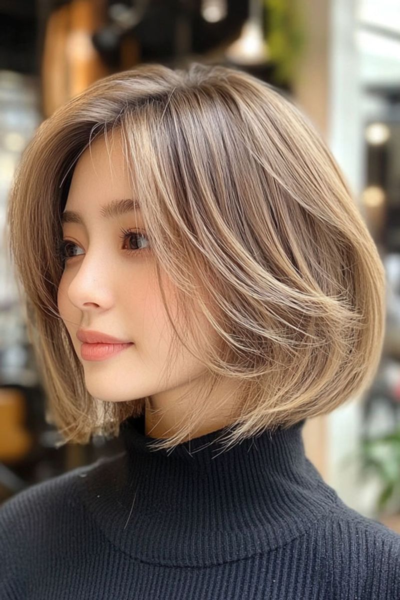 Blunt Cut with Subtle Layers