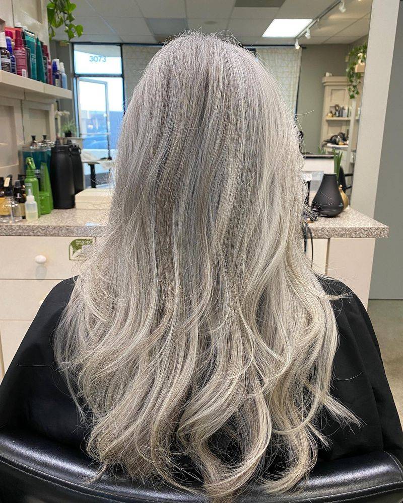 Natural Silver Waves