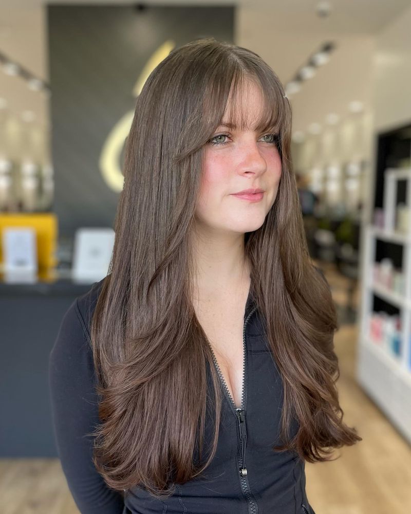 Wispy Bangs With Layers