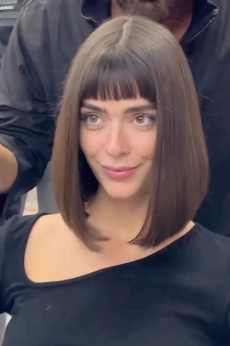 Blunt Bob with Micro Bangs