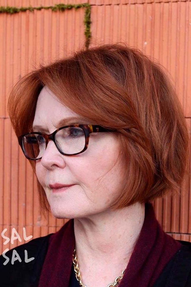 Vibrant Red Bob