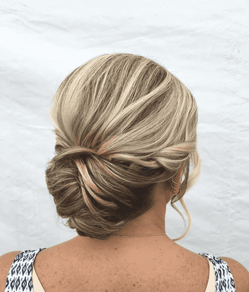 Elegant Side-Swept Updo
