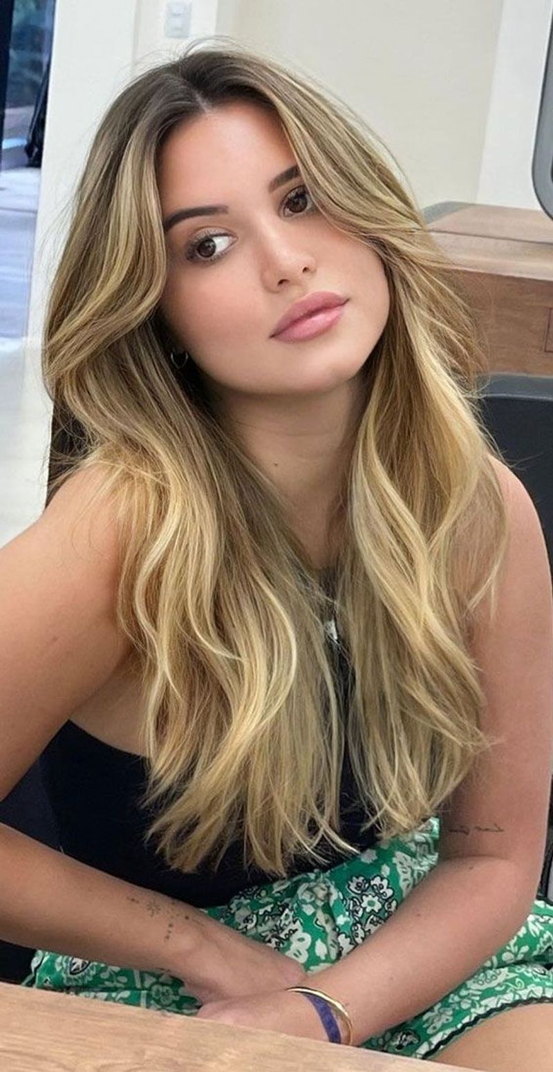 Center-Parted Curtain Bangs