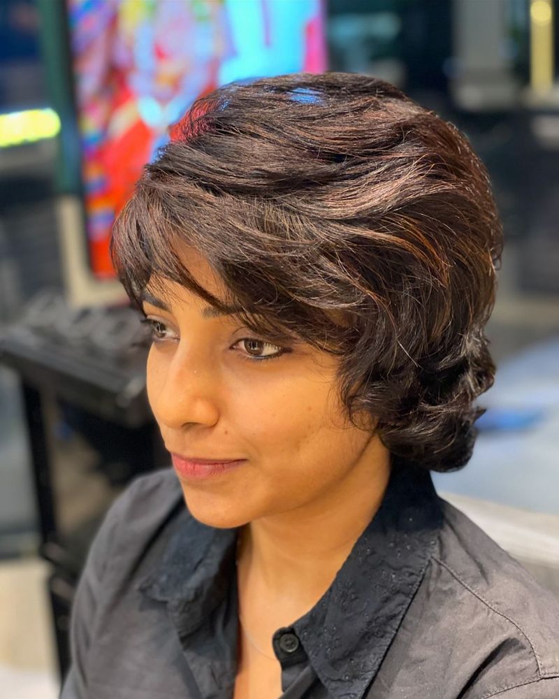 Wavy Tousled Pixie