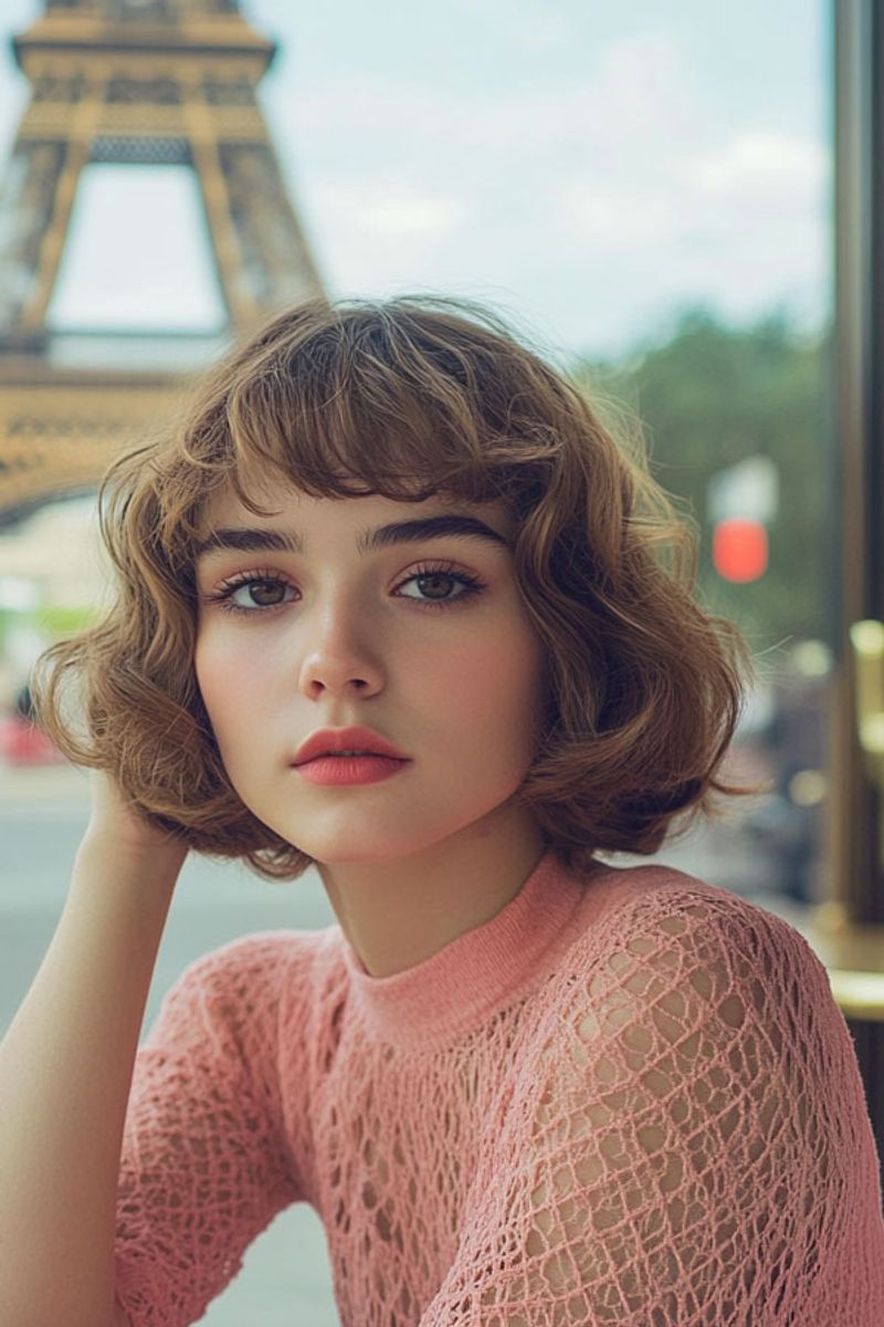 French Bob with Micro-Bangs