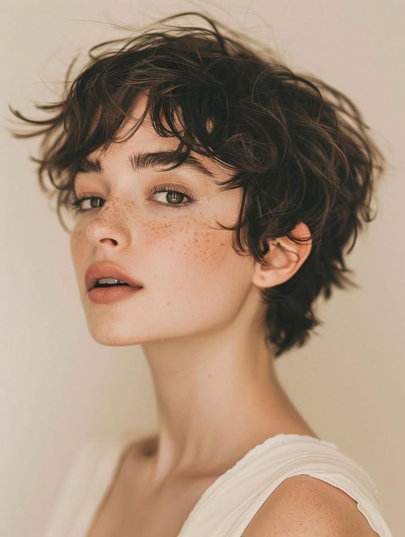 Pixie encaracolado