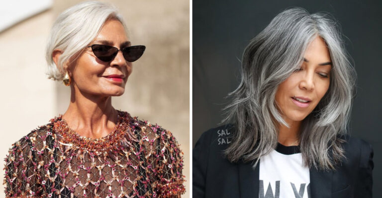 Stop Covering And Start Owning Your Gray Hair with These 18 Flattering Styles