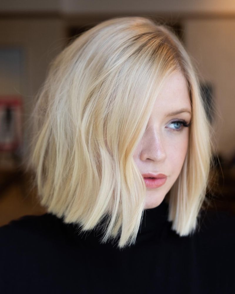 Blunt Midi Cut With Textured Styling