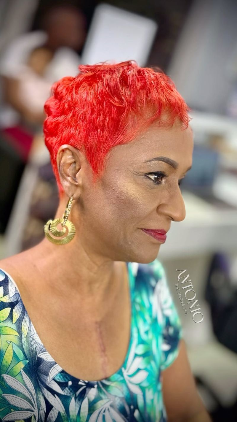Scarlet Pixie Cut