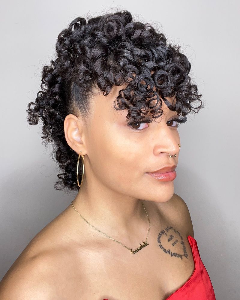 Mohawk rizado