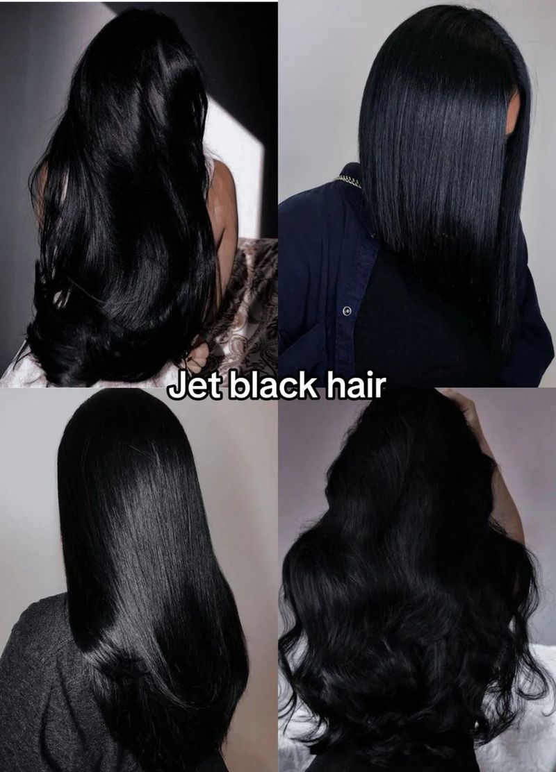 Jet Black Hair Dye