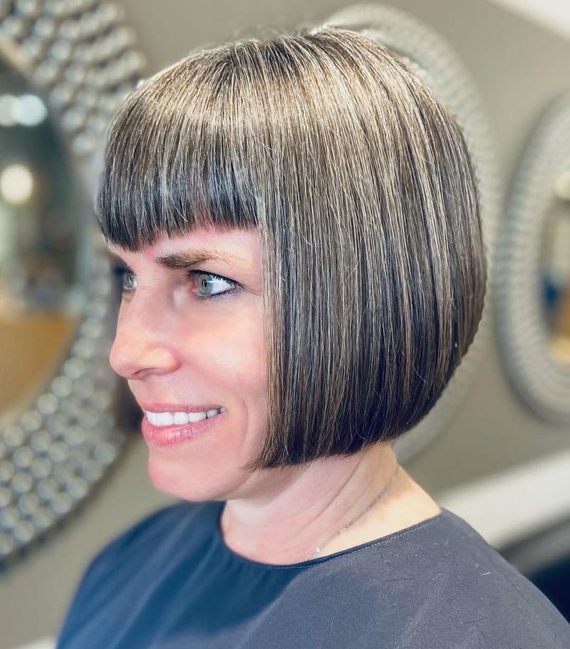 Blunt Bob Without Layers