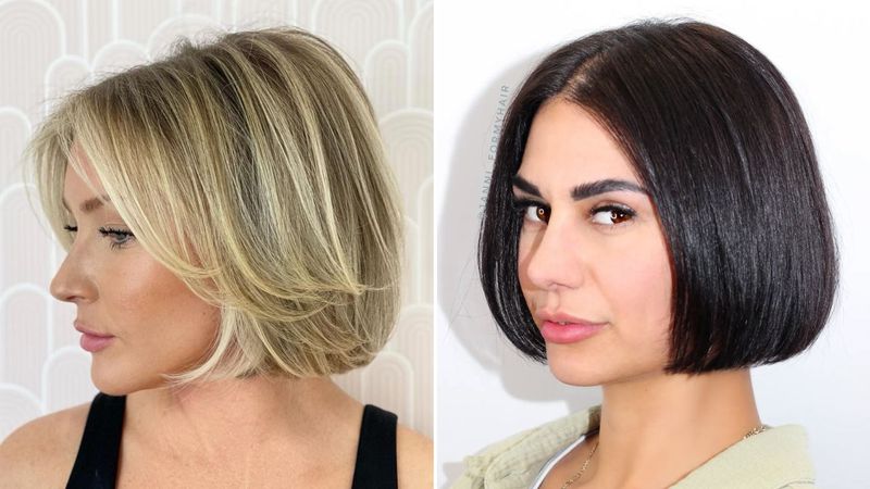 One-Length Blunt Pixie Bob