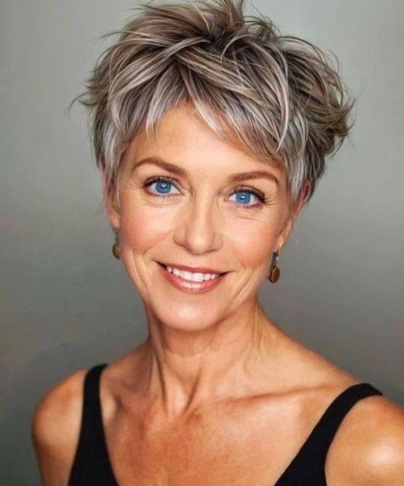 Wispy Layered Pixie