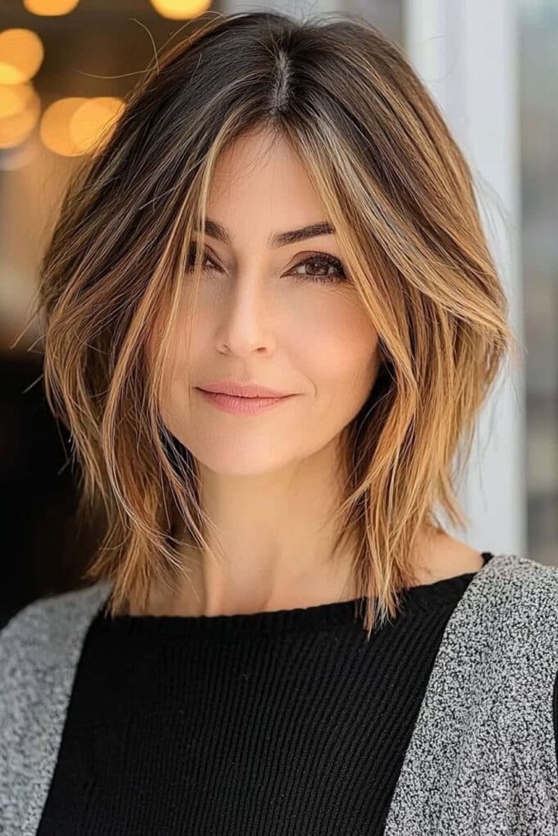 Collarbone Cut with Invisible Layers