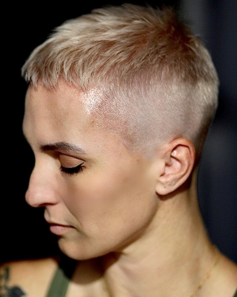 Layered Buzz Cut