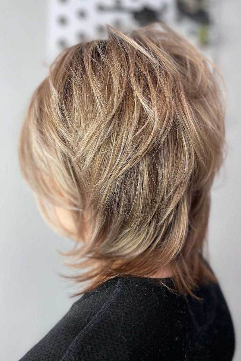 Feathered Mid-Length Cut