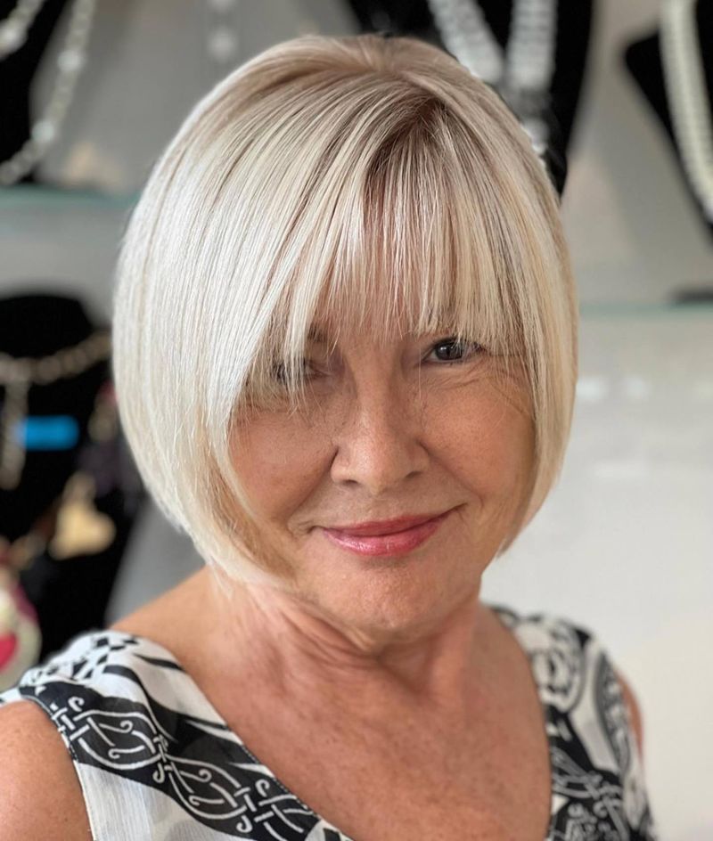 Blunt Chin-Length Bob