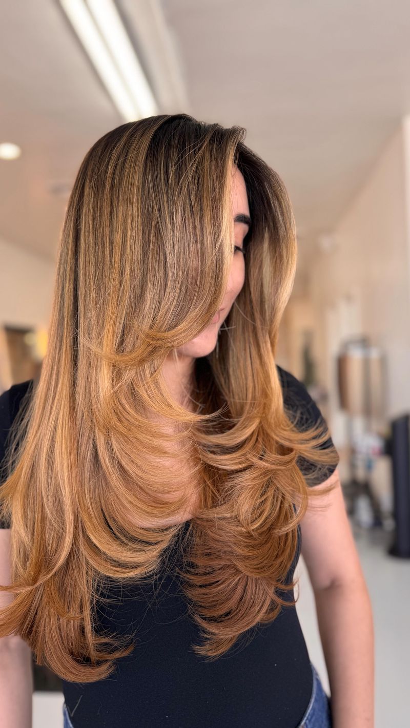 Long Layers with Face-Framing