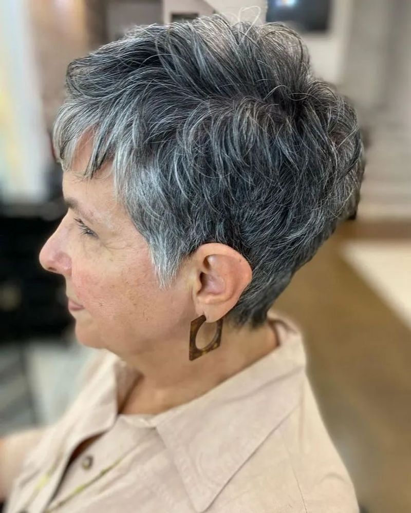 Salt and Pepper Textured Pixie Bob