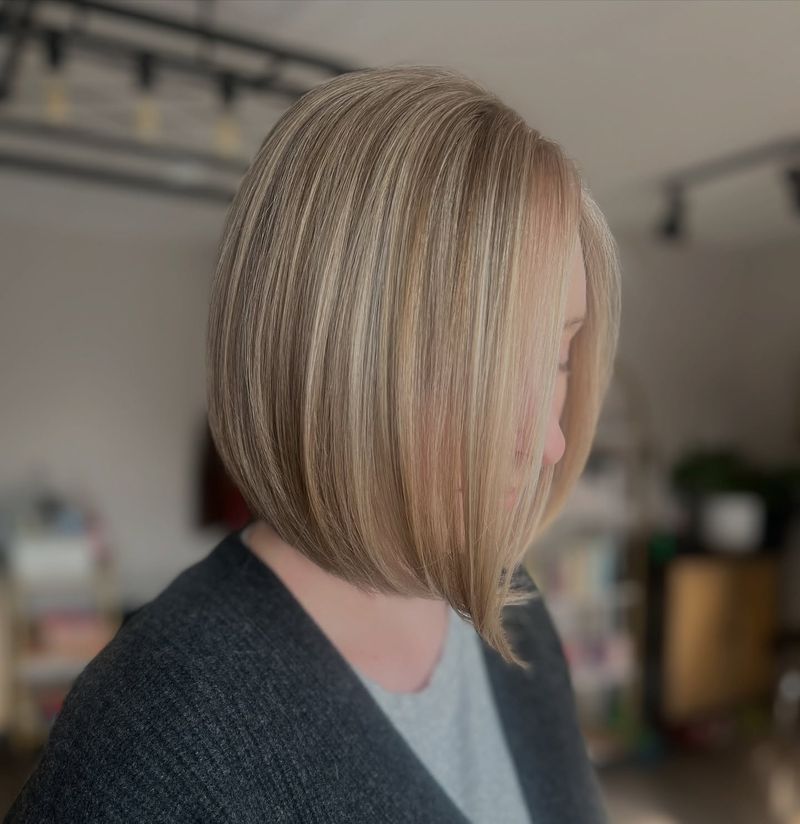 Chin-Length Bob with Subtle Layers