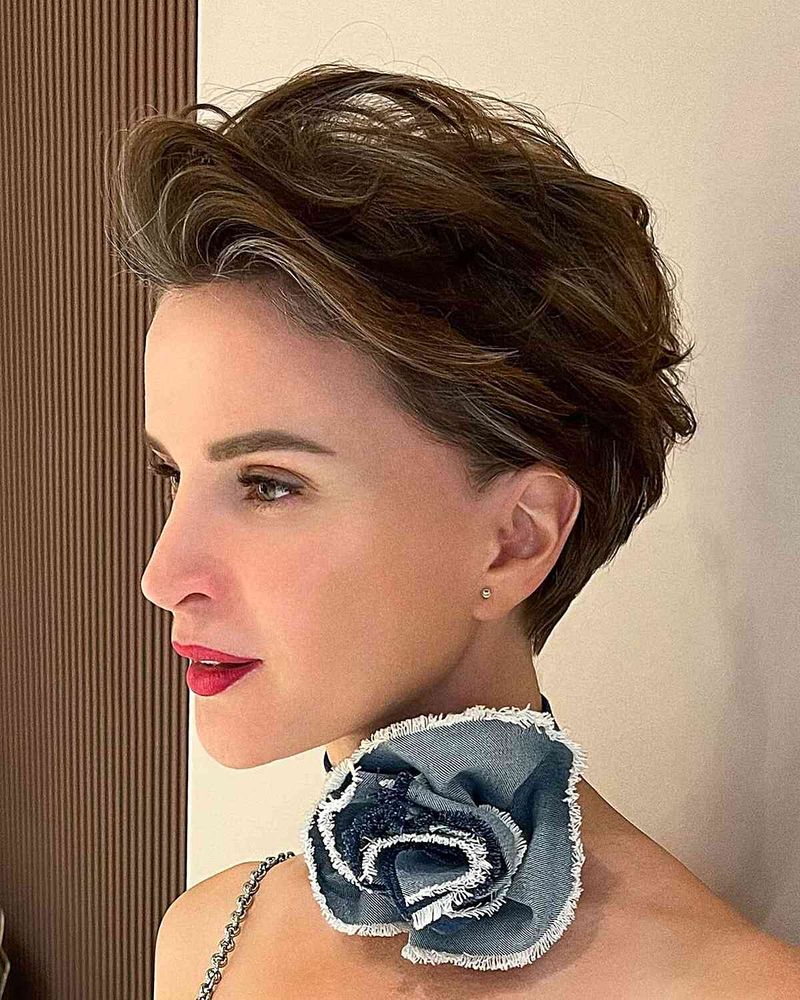 Swept-Back Sophisticated Pixie