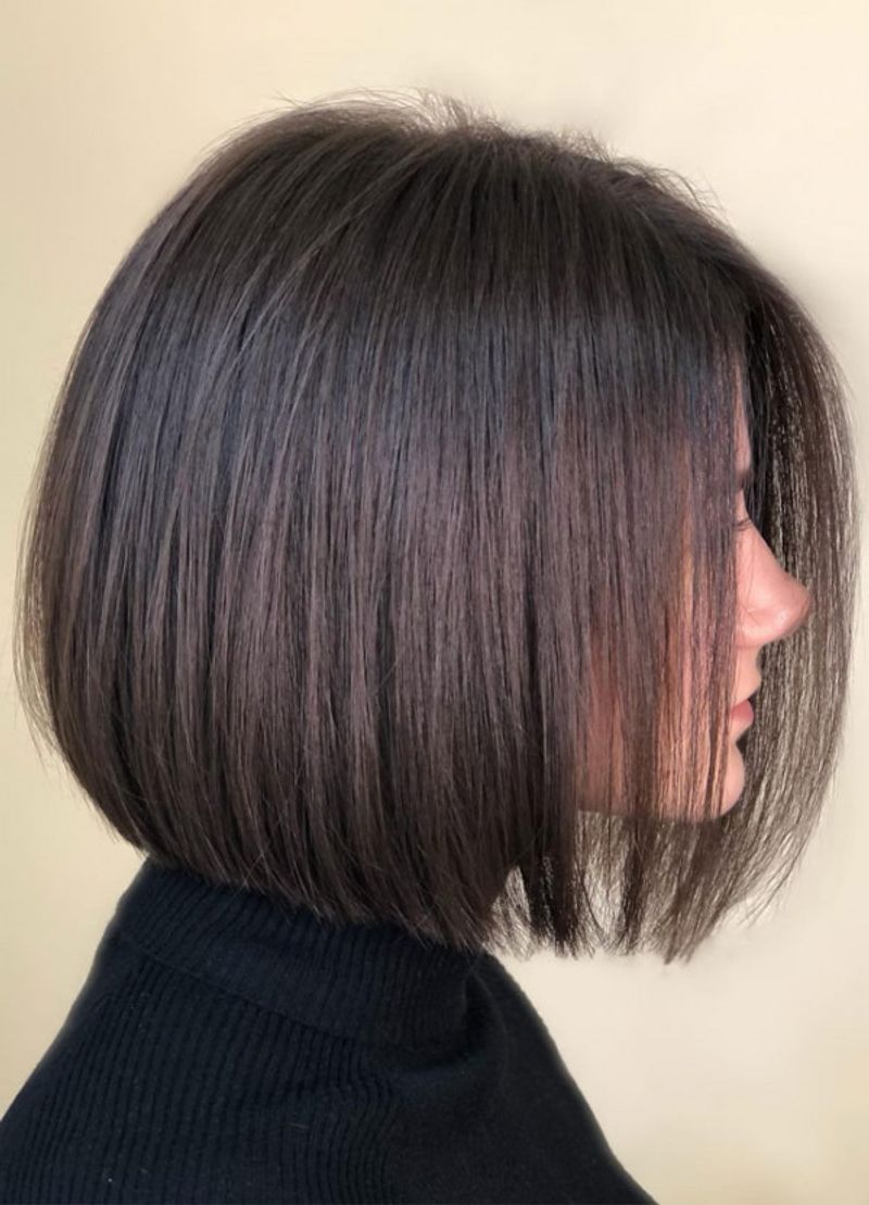 Blunt Chin-Length Bob