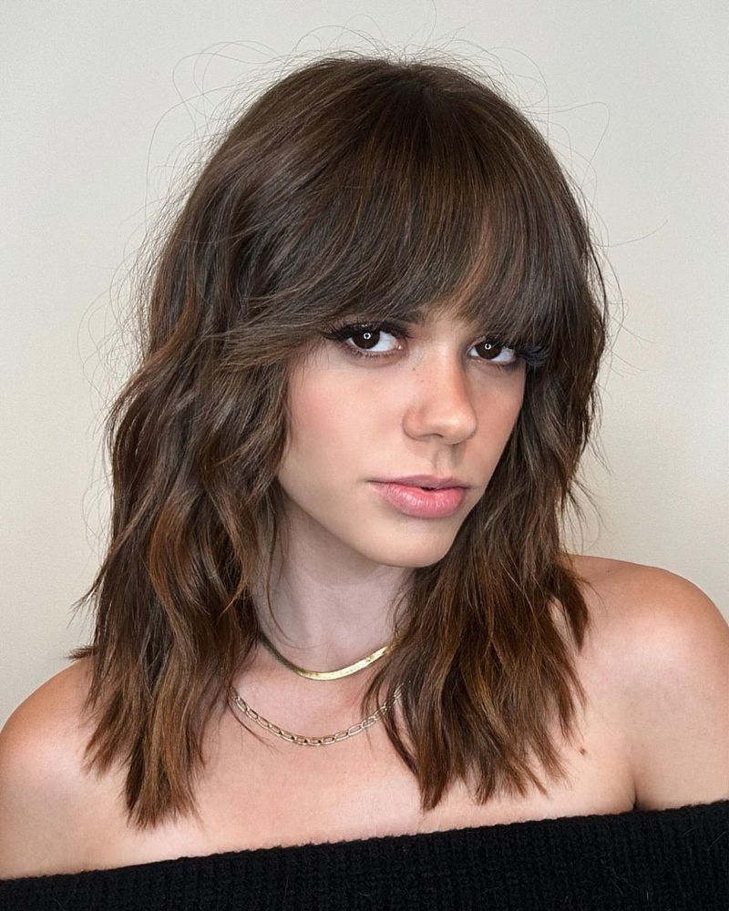 Coupe de loup hirsute