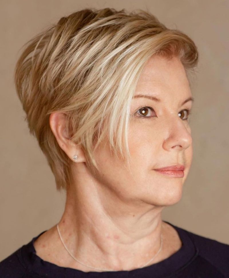 Layered Wedge with Swept Sides