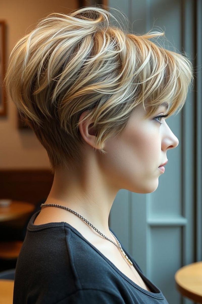 Subtle Ombré Pixie