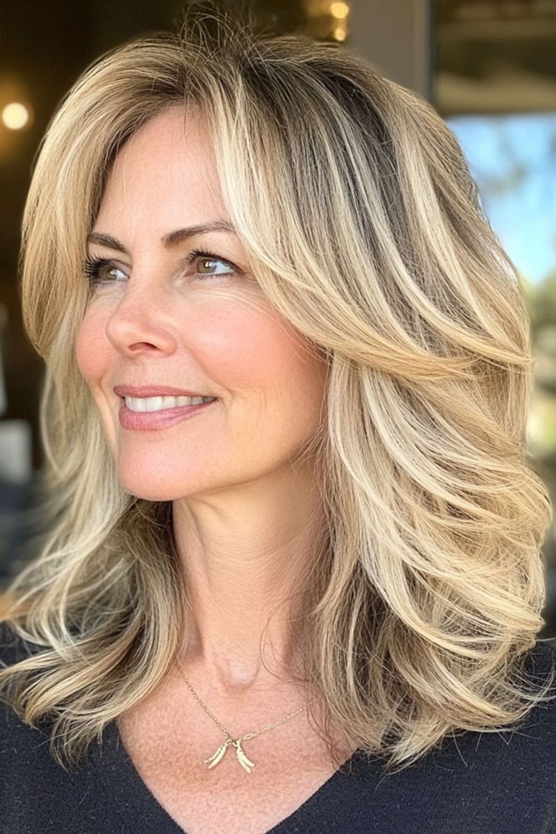 Soft Layered Mid-Length Cut