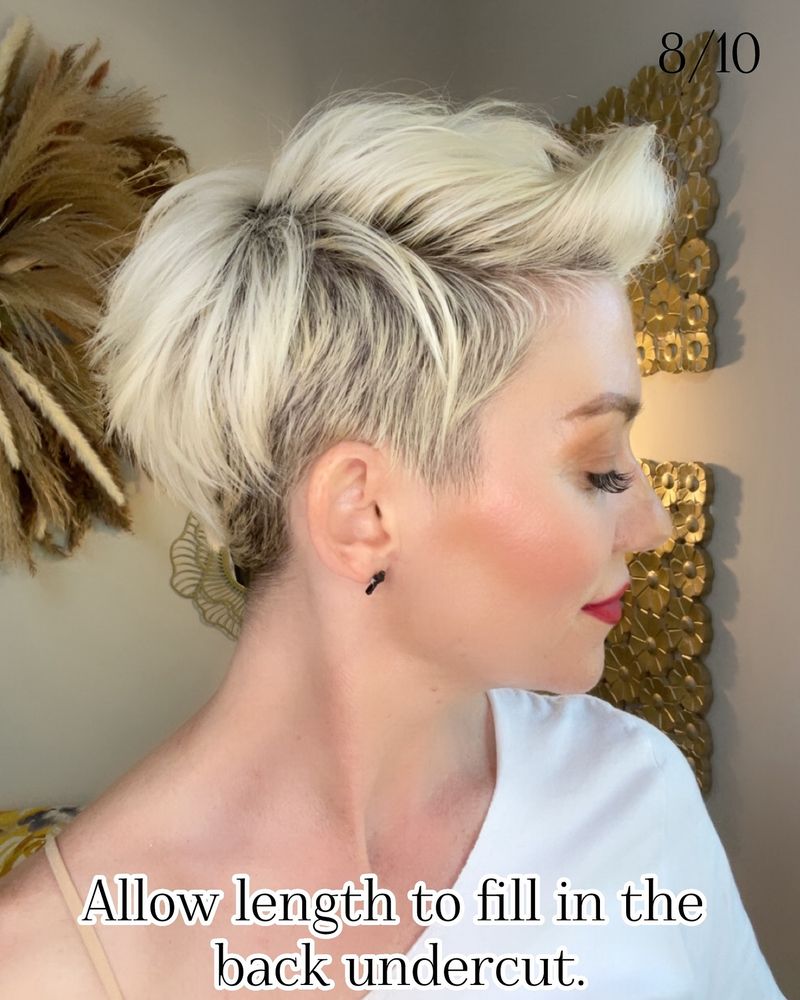 Brushed-Back Pixie with Height