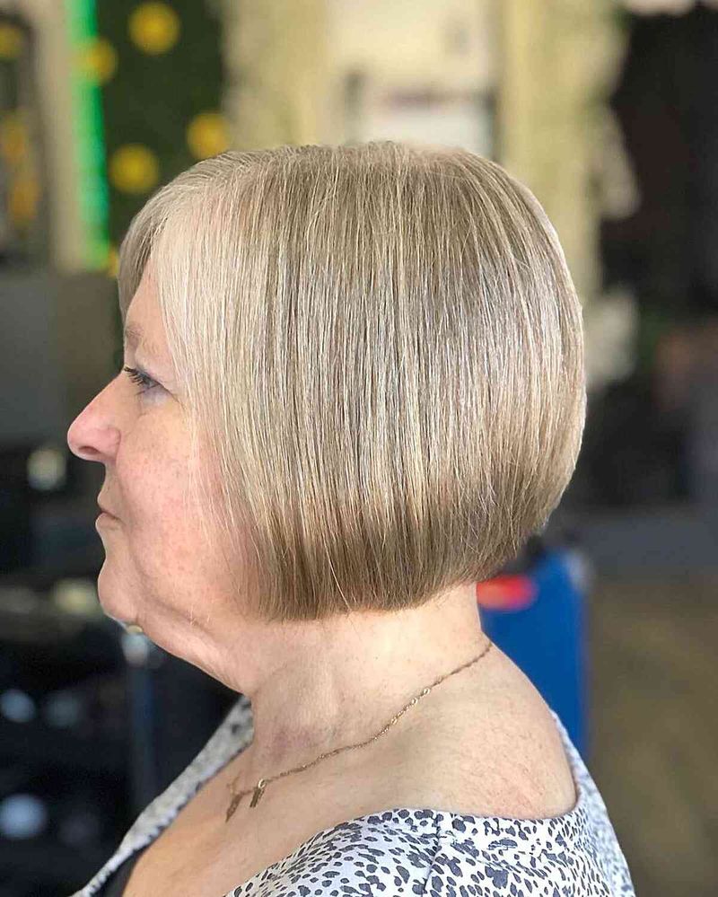 Sleek A-Line with Blunt Ends