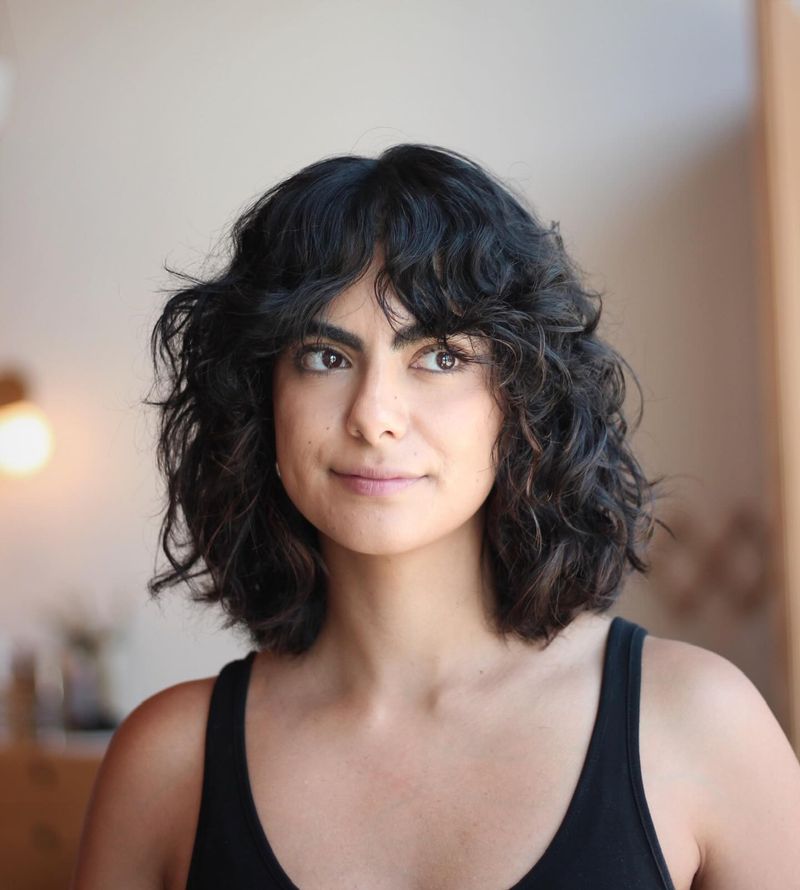 Curly Shag for Fine Hair