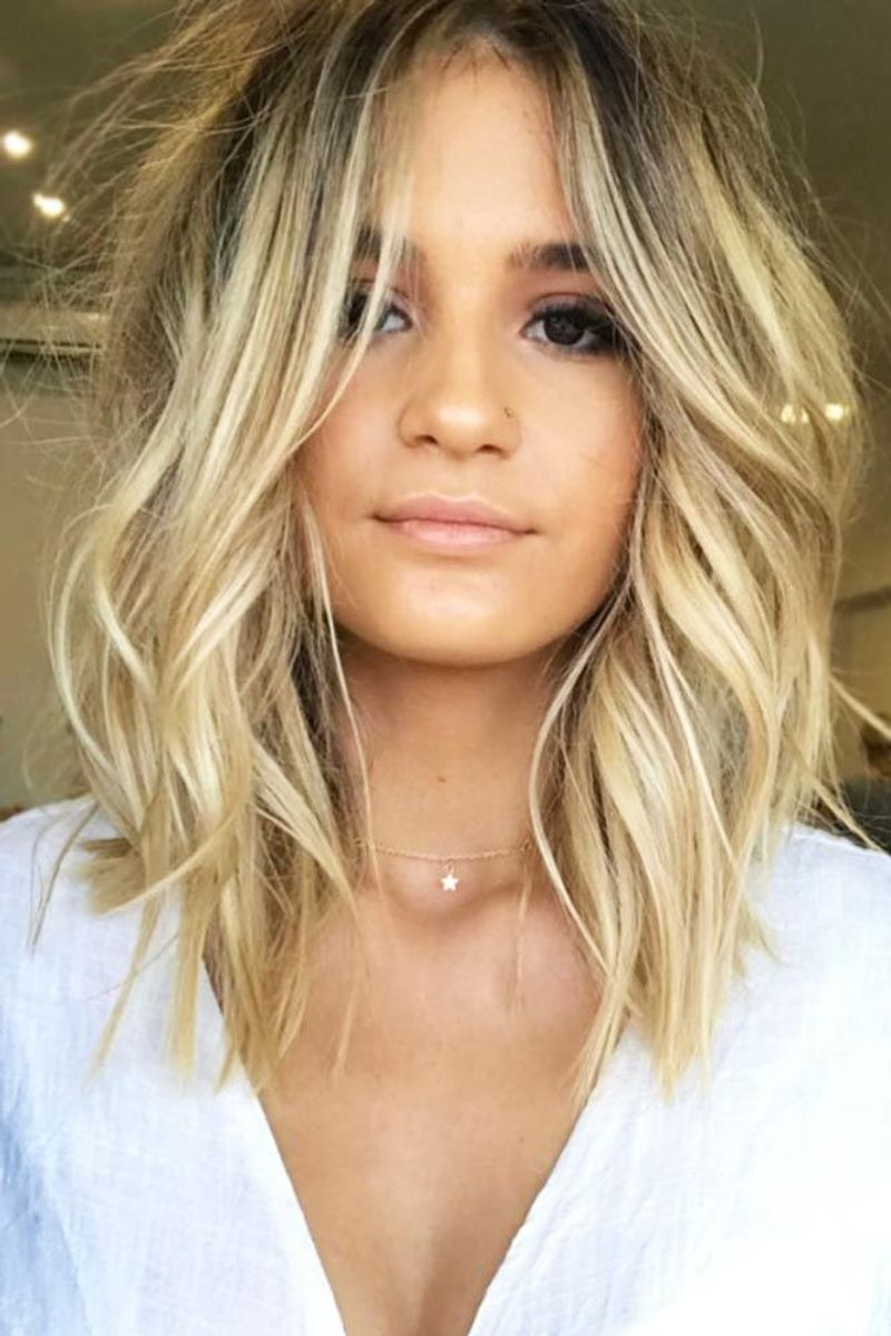 Shoulder-Length Cut with Invisible Layers